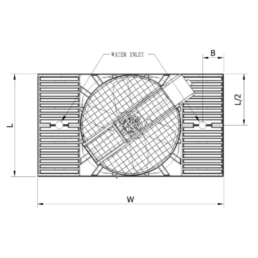 Cooling Tower Crossflow SMART Series open