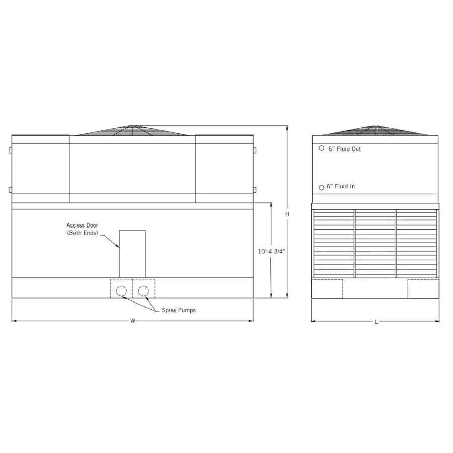 FXV3 Closed Circuit Cooling Tower fitur